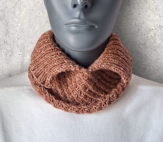 Strickanleitung Schalkragen, Halssocke mit Rollrand  #367