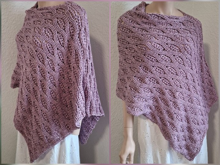 Häkelanleitung für den Poncho/Überwurf "Cool Touch"