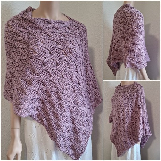 Häkelanleitung für den Poncho/Überwurf "Cool Touch"