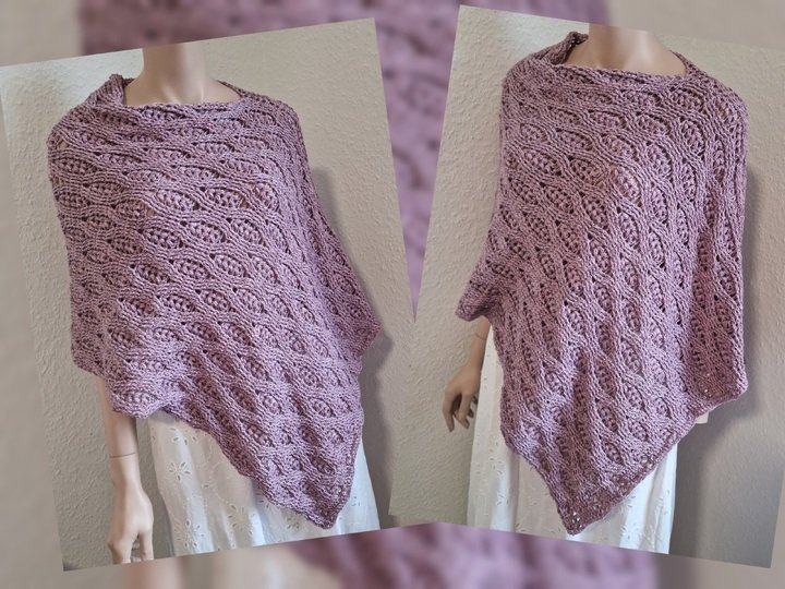 Häkelanleitung für den Poncho/Überwurf "Cool Touch"