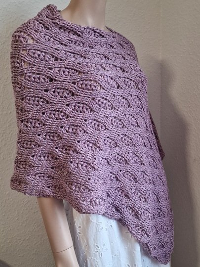 Häkelanleitung für den Poncho/Überwurf "Cool Touch"