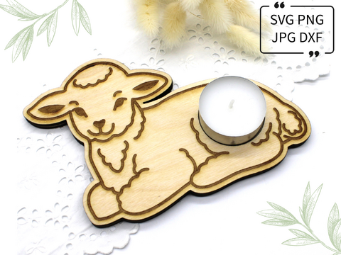 Laser Motiv SET Gravur SVG Schaf Schäfchen Ostern Plott