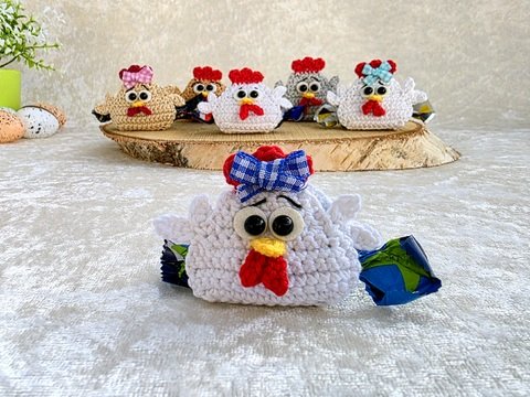 Häkelanleitung - Süße Hühner / Perfekt für kreative Geschenke
