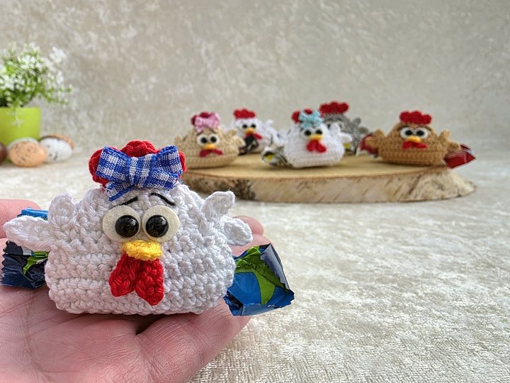 Häkelanleitung - Süße Hühner / Perfekt für kreative Geschenke