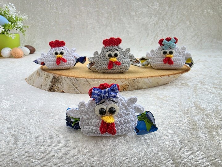 Häkelanleitung - Süße Hühner / Perfekt für kreative Geschenke