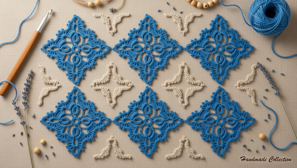 Crochet Square Motif Pattern PDF + Video Tutorial – Granny Square