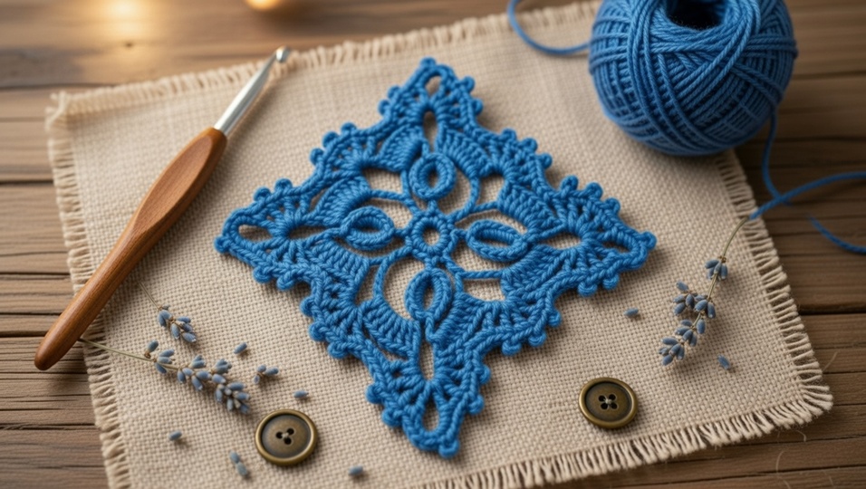 Crochet Square Motif Pattern PDF + Video Tutorial – Granny Square