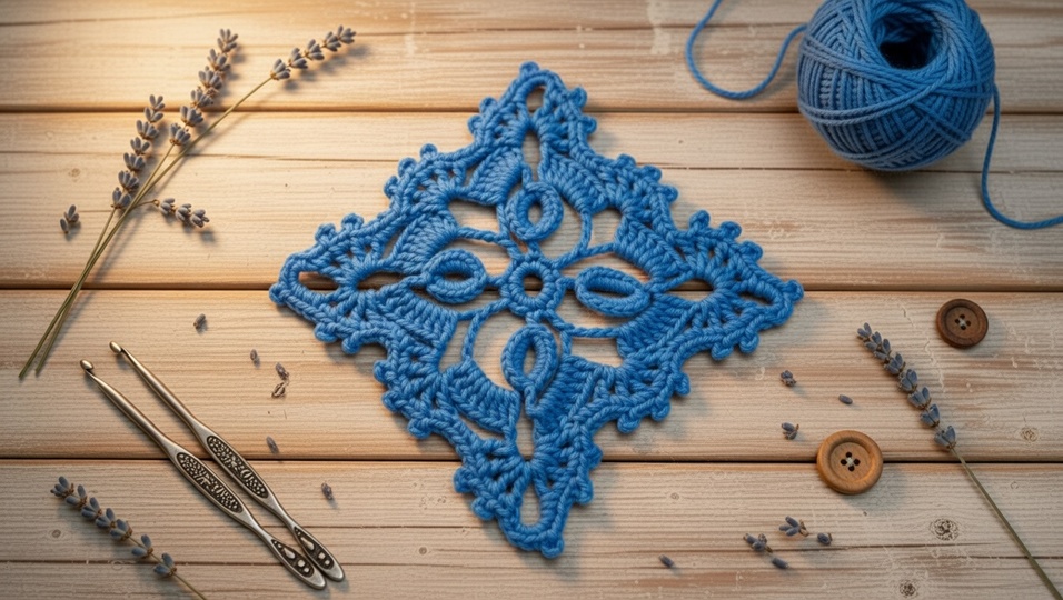 Crochet Square Motif Pattern PDF + Video Tutorial – Granny Square