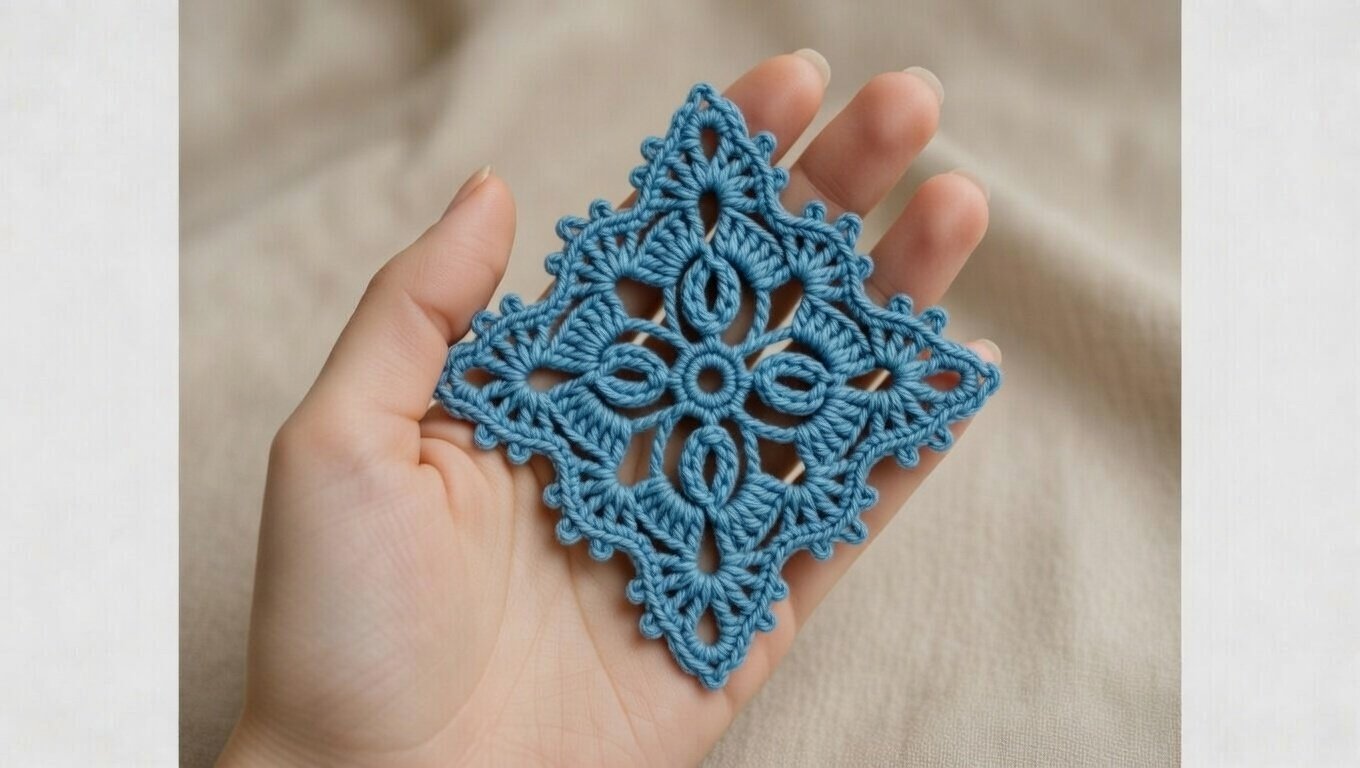 Crochet Square Motif Pattern PDF + Video Tutorial – Granny Square - Image 12