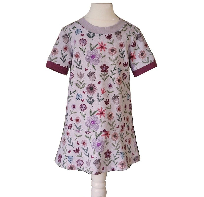 Schnitt und Anleitung sportliches Skaterkleid mit Bündchen Gr.80 bis 140 - Bild 8