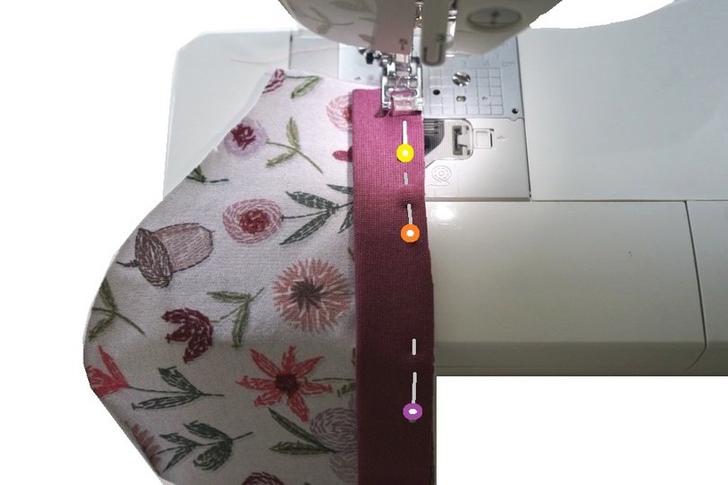 Pattern and instructions for a sporty skater dress with cuffs, sizes 80–140