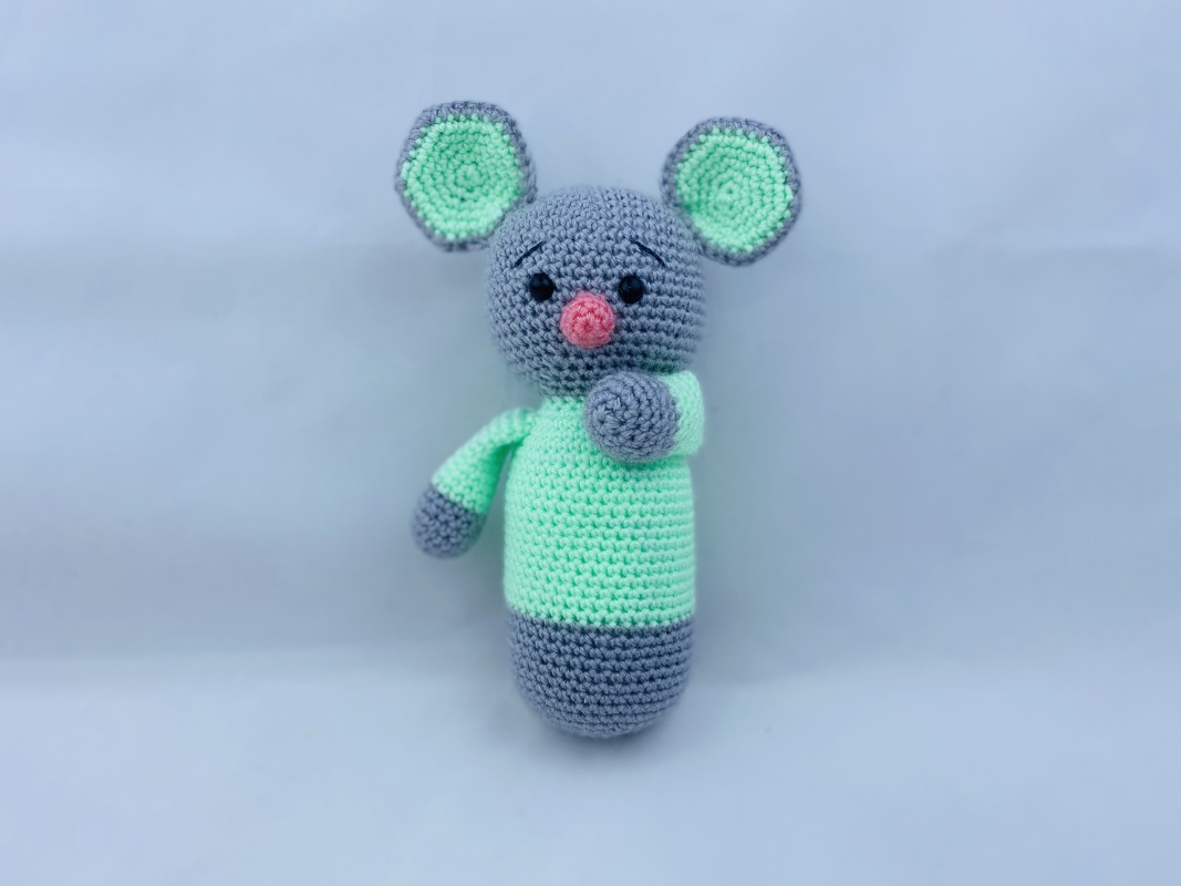 Häkel-Maus "Kokon", Erste Kuschelfreund,Kokon-Mäuschen - Bild 2