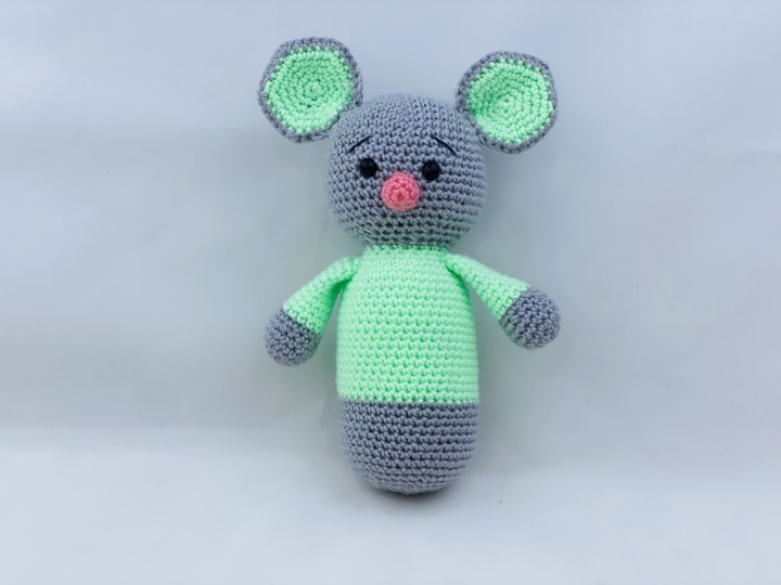 Häkel-Maus "Kokon", Erste Kuschelfreund,Kokon-Mäuschen