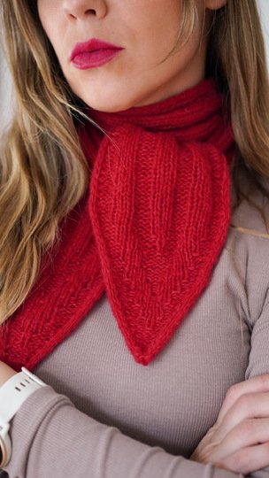 Minischal im Sophie-Scarf-Trend: wendbarer Miniscarf mit Videoanleitung