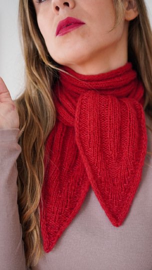 Minischal im Sophie-Scarf-Trend: wendbarer Miniscarf mit Videoanleitung