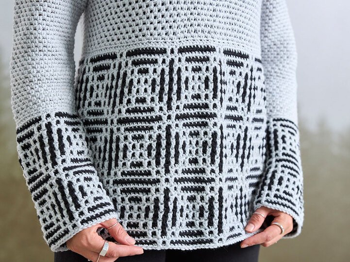 PULLOVER FELI, gehäkelt