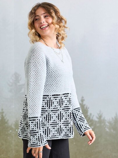 PULLOVER FELI, gehäkelt