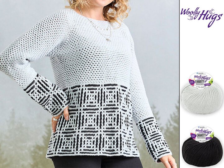 PULLOVER FELI, gehäkelt