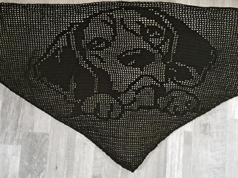 Motivtuch Beagle Häkelanleitung