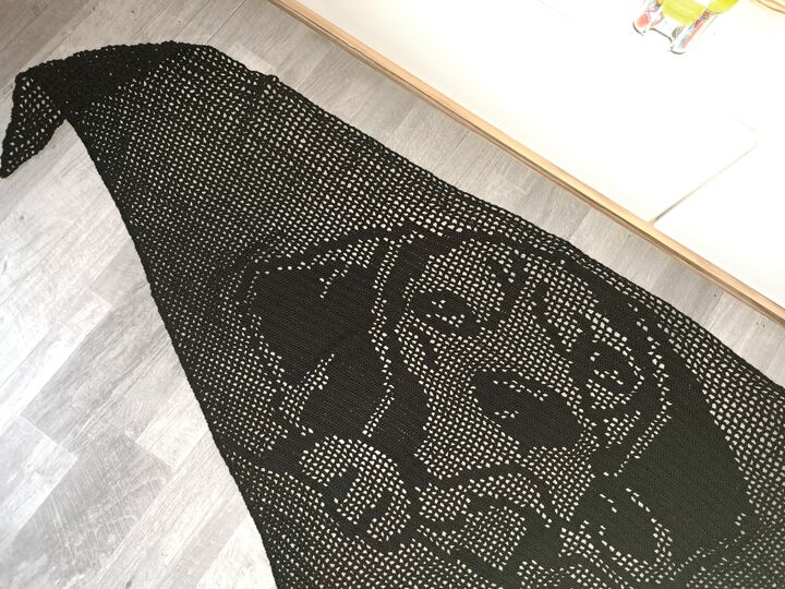 Motivtuch Beagle Häkelanleitung