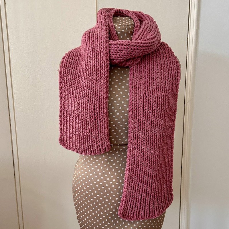 Strickanleitung Schl Reykjavik - dicker und warmer Winterschal für Anfänger - Bild 5