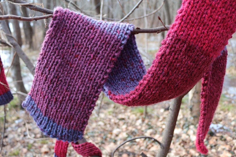 Strickanleitung Schl Reykjavik - dicker und warmer Winterschal für Anfänger