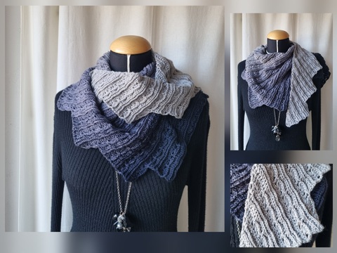 Häkelanleitung Drachenschal Sezkas No 4