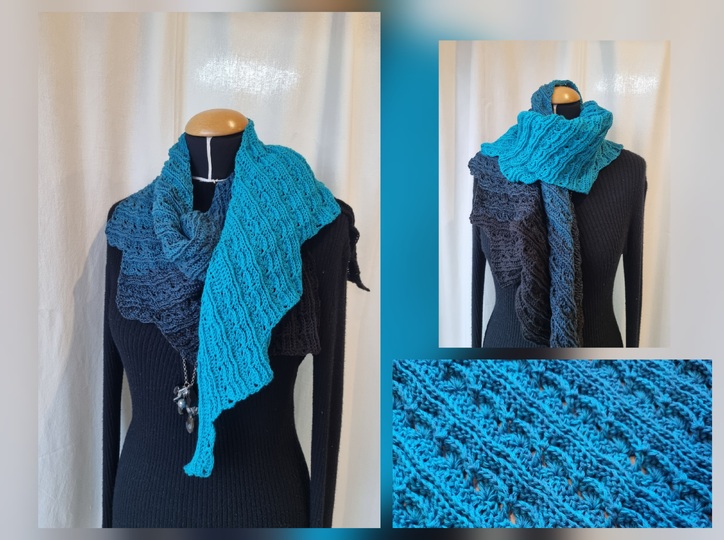 Häkelanleitung Drachenschal Sezkas No 4