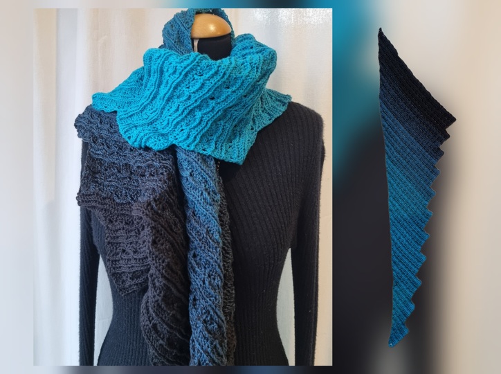 Häkelanleitung Drachenschal Sezkas No 4