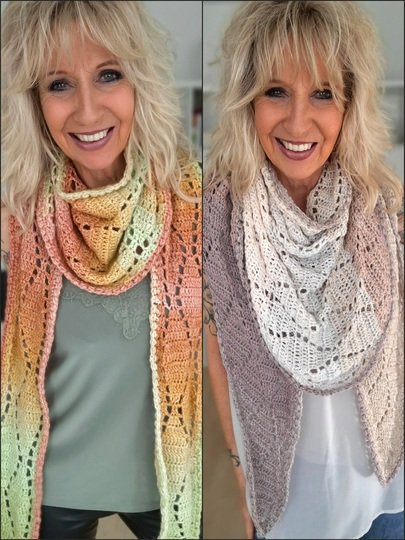 Scarfi Wonder No. 1 - Häkeltuch in verschiedenen Varianten
