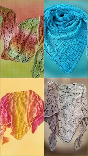 Scarfi Wonder No. 1 - Häkeltuch in verschiedenen Varianten