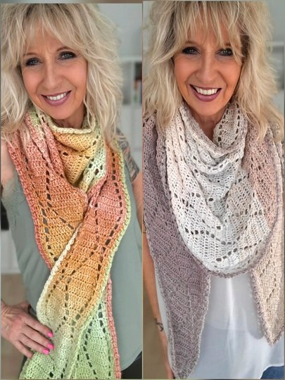 Scarfi Wonder No. 1 - Häkelschal in verschiedenen Varianten