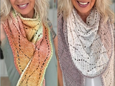 Scarfi Wonder No. 1 - Häkelschal in verschiedenen Varianten
