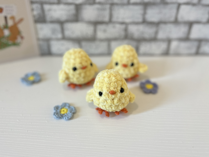 Süßes Plüsch-Küken häkeln – Amigurumi Osterdeko Häkelanleitung
