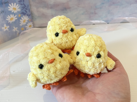 Süßes Plüsch-Küken häkeln – Amigurumi Osterdeko Häkelanleitung