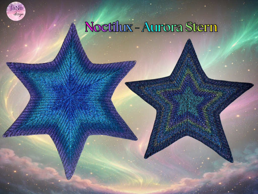 Noctilux- Aurora Stern (Häkelanleitung für einen vielseitigen Stern)