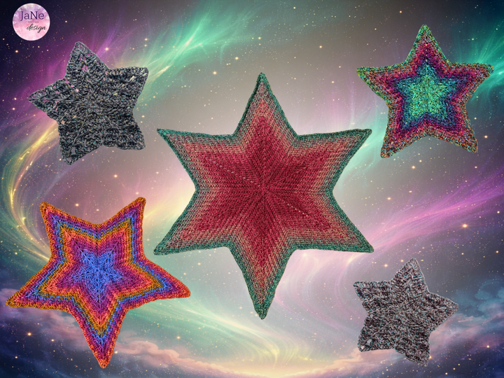 Noctilux- Aurora Star (Häkelanleitung für einen vielseitigen Stern)