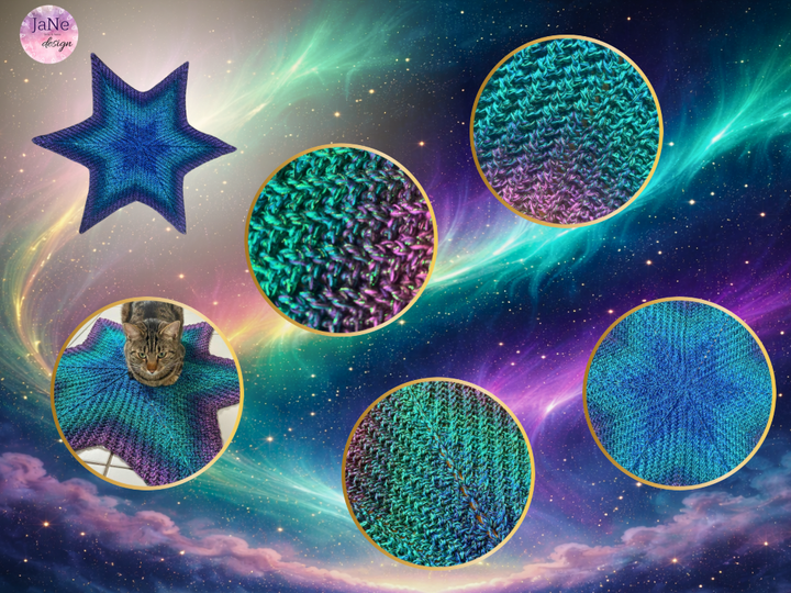 Noctilux- Aurora Star (Häkelanleitung für einen vielseitigen Stern)