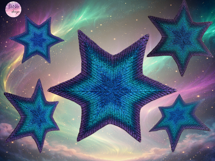 Noctilux- Aurora Stern (Häkelanleitung für einen vielseitigen Stern)