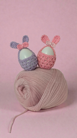 Osterei mit Hasenohren