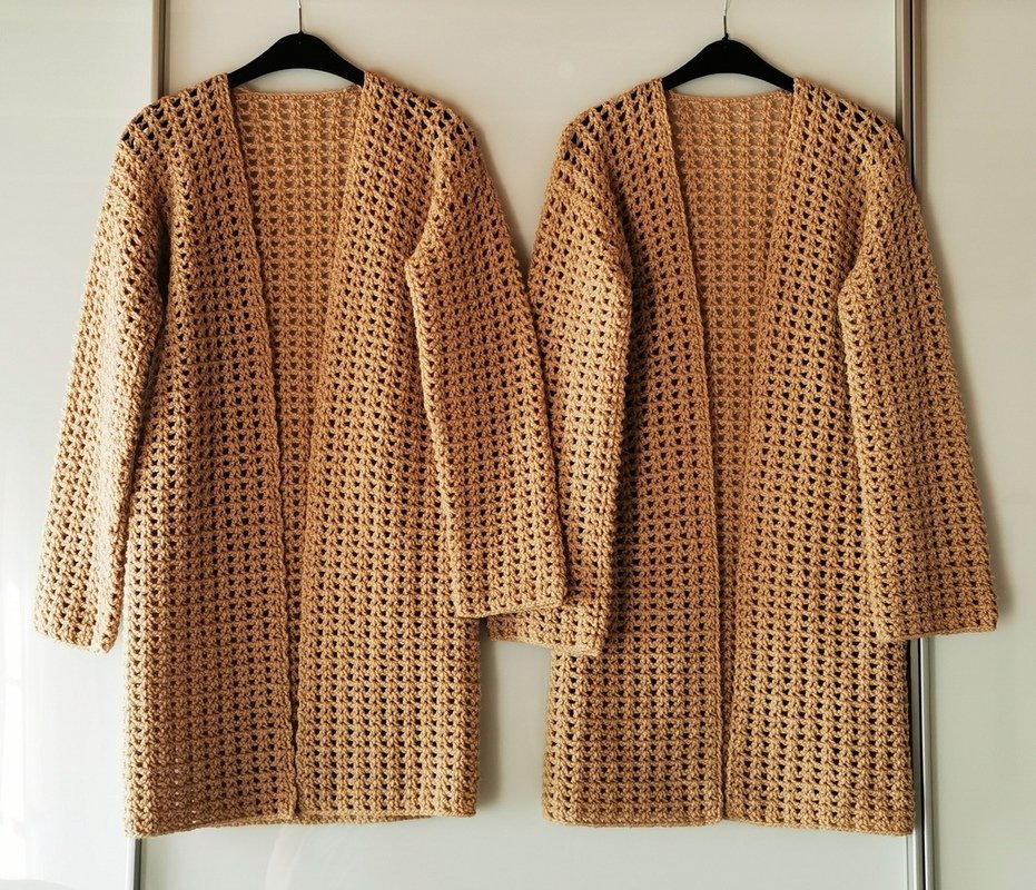 Häkelanleitung für einen offenen Cardigan "Kaja"