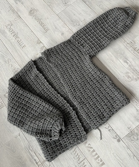 Häkelanleitung für einen offenen Cardigan "Kaja"