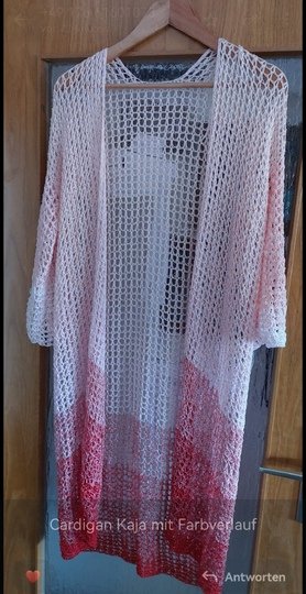 Häkelanleitung für einen offenen Cardigan "Kaja"