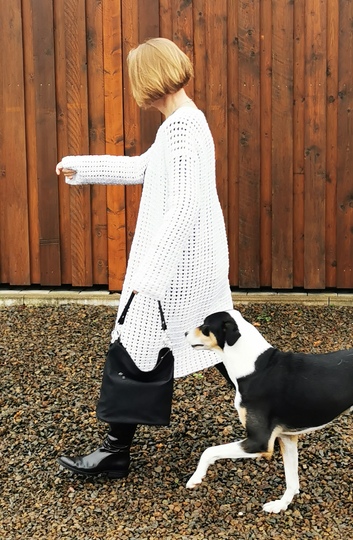 Häkelanleitung für einen offenen Cardigan "Kaja"