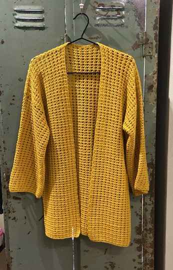 Häkelanleitung für einen offenen Cardigan "Kaja"