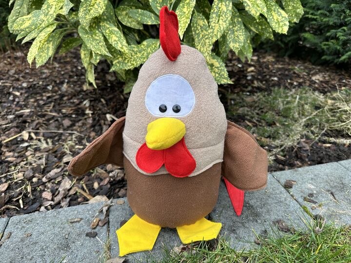 Nähanleitung - Kuschelmonster "Kikeriky"