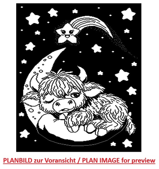 Knitting pattern "Strolchi makes a wish" - cute little double-faced blanket