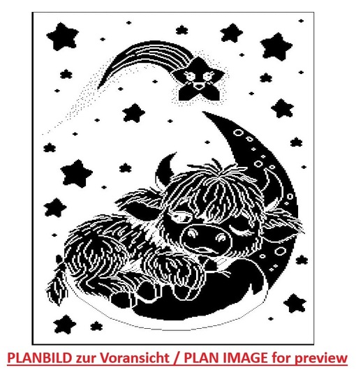 Knitting pattern "Strolchi makes a wish" - cute little double-faced blanket