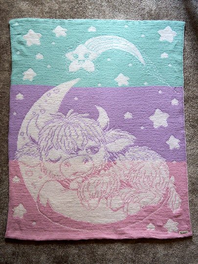 Strickanleitung "Strolchi makes a wish" - niedliche kleine Doubleface-Decke