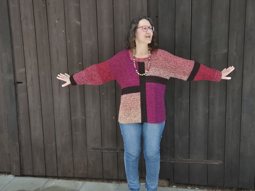 Frauhohmanns Häkelpullover "GlitzerKante" - Bild 15